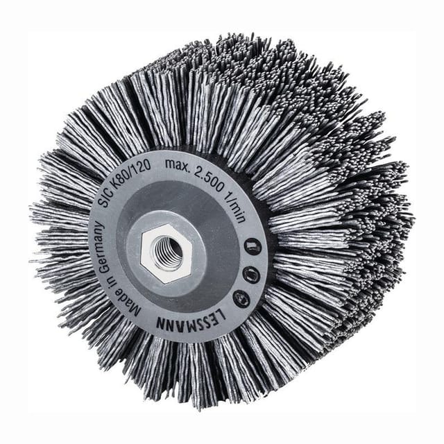 Lessmann ® - Lessmann Rundbürste mit Kunststoffkärper pp ü 140 mm 18x 7 Reihen M14