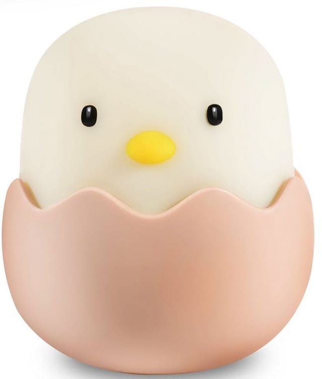 Mega Light - led Nachtlicht eggy egg, per usb aufladbar, dimmbar, 7 Lichtfarben - Höhe 12cm