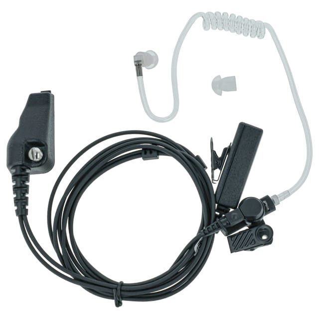 Vhbw - Headset mit Push-to-Talk Mikrofon kompatibel mit Kenwood TK-380, TK-385, TK-390, TK-480, TK-481, TK-5210 Funkgerät