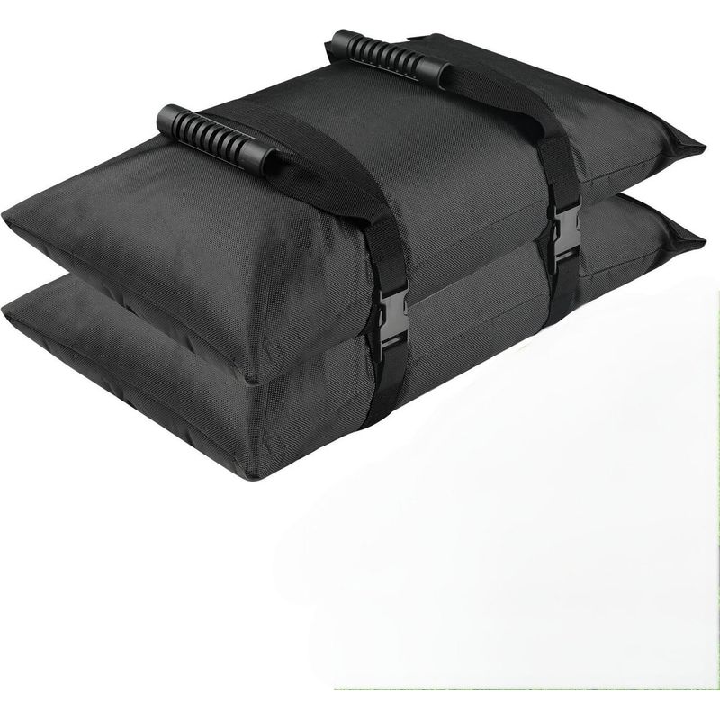 Sandsäcke Als Ballast, 2er-pack Robuste, Wiederbefüllbare 22,7-kg-sandsäcke Zum Beschweren Von Sonnenschirmständern, Terrassen- Und Freiarmschirmständern Sowie Gartenmöbeln