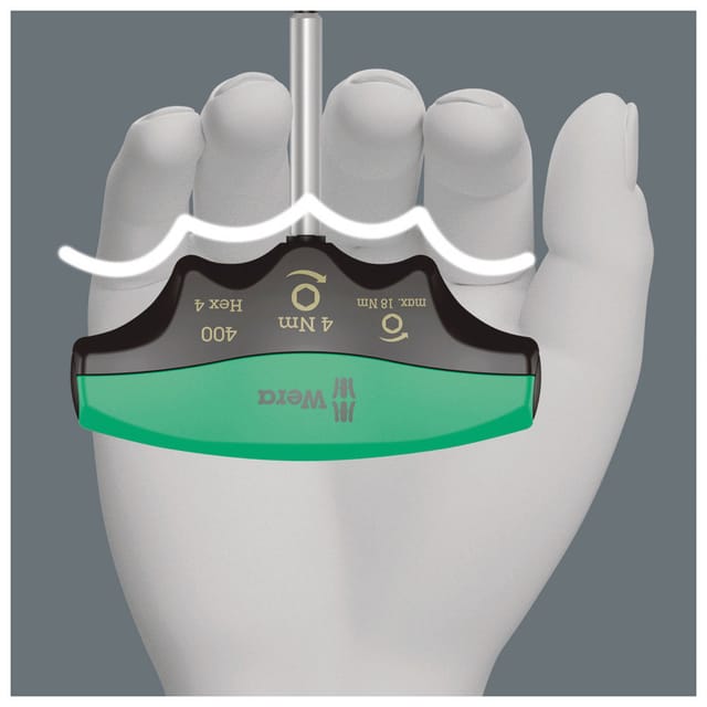 Drehmomentindikator mit T-Griff 4x60mm 4Nm - Wera