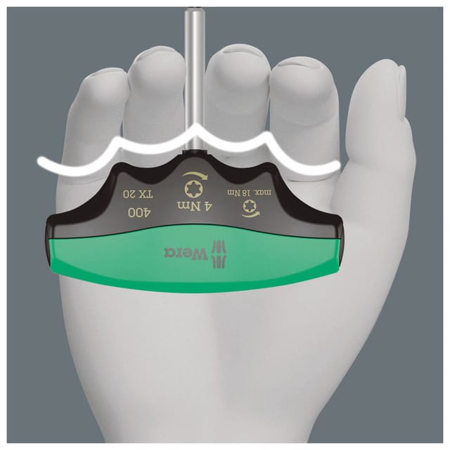Drehmomentindikator mit T-Griff, T25x60mm 5Nm - Wera