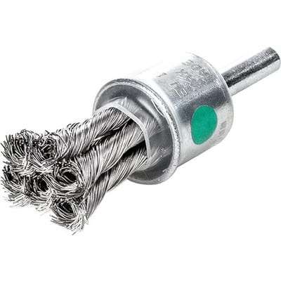 Lessmann Pinselbürste Edelstahl gezopft 19x28/72x0,35mm