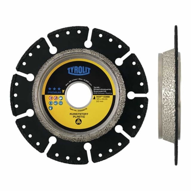 Tyrolit - Diamanttrennscheibe dcci Premium D.125mm Bohr.22,23mm 3mm - 34228075
