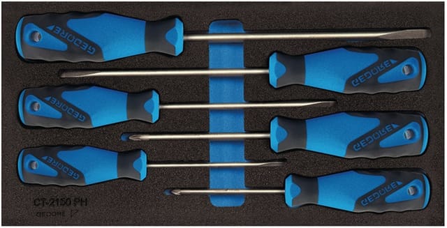 Gedore 1500 CT1-2150 PZ Schraubendreher-Set Kreuz, Schlitz