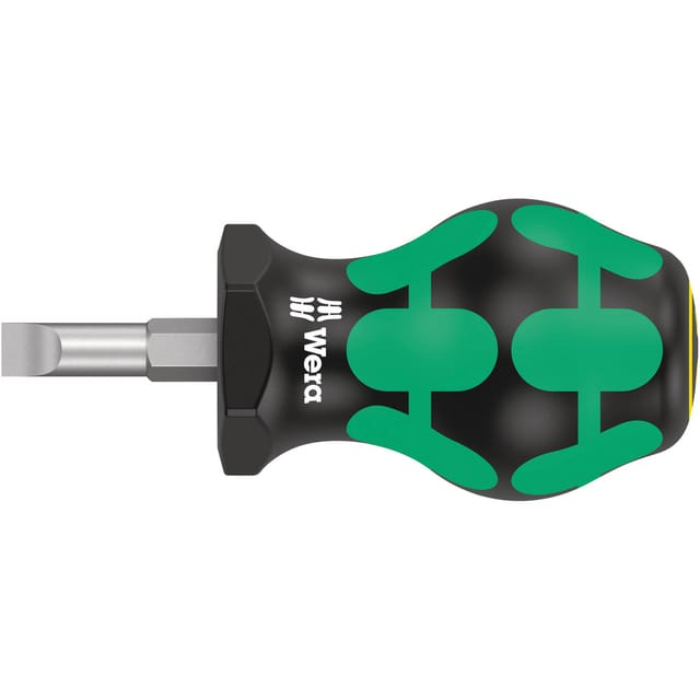 Schraubendreher 335 Stubby Schneidenbreite 6,5 mm Klingenlänge 24,5 mm 2-Komponentengriff Rundklinge