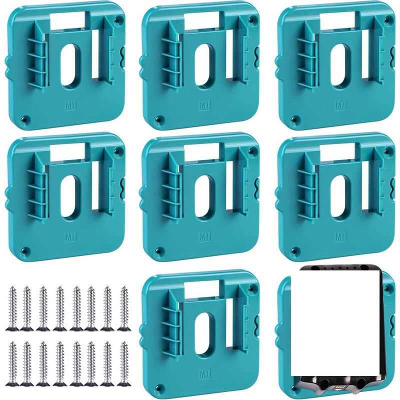 Geeignet Für Makita 18v Akkuhalter, Akku-aufbewahrungsregal, Wandhalterung Für Akkus Für Bl1860 Bl1850 Bl1840 Bl1830 (mit 16 Schrauben, Ohne Akku)