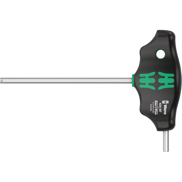 454 hf Innen-Sechskantschraubendreher Schlüsselweite (metrisch): 4 mm Klingenlänge: 100 mm - Wera