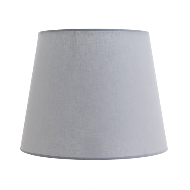 Stoff Lampenschirm für Stehlampe E27 Grau willow