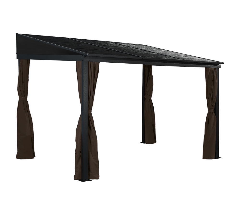 Sojag Aluminium Terrassenüberdachung Portland 1014 Anthrazit 288x426x240 Cm
