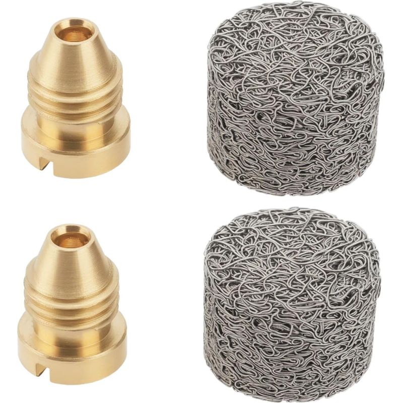 Sollbry 2er-pack 1,0 Mm Messing-schaumkanonendüsen Für Schaummaschinen, Ersatzteile Für 3000 Psi Schneeschaumlanze
