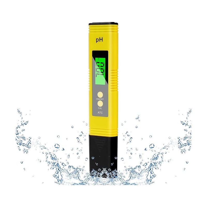 Sollbry 4-in-1 Digitales Ph-meter, Ph-tester Mit Lcd-bildschirm, Hochpräzise Auflösung 0,01, Wasserqualitätstester Für Trinkwasser, Schwimmbäder, Aquarien Und Hydrokultur