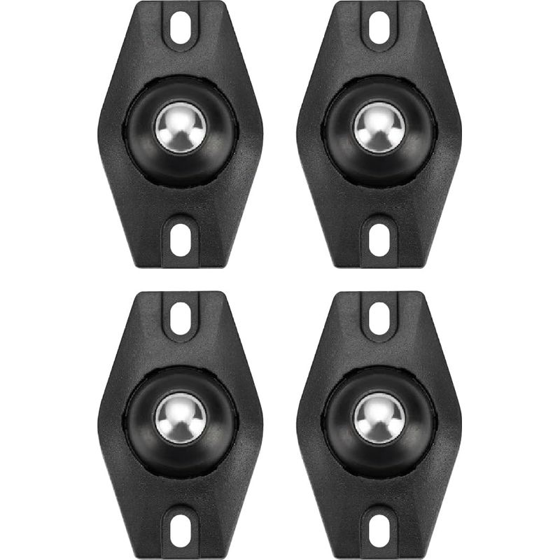 Sollbry 4er-set Kleine Rollen, Mini-möbelrollen, Lenkrollen, 360°-lenkrollen Mit Selbstklebefunktion, Universelle Mini-kleberollen Für Mülleimer, Kisten Und Möbel