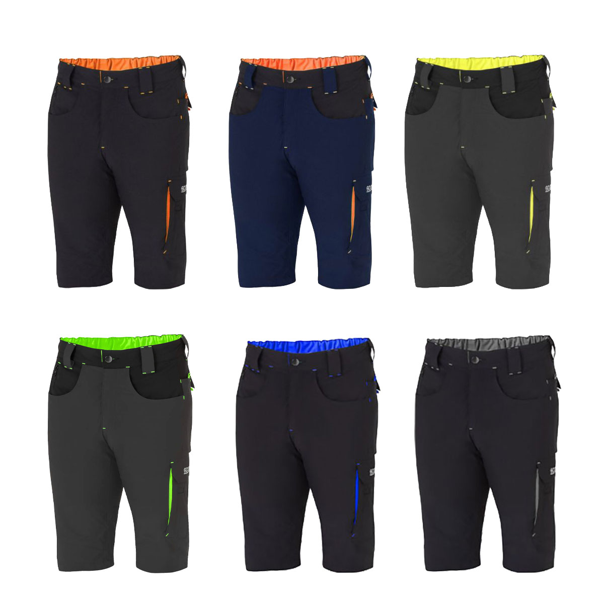 Sparco Laredo Tech Light Shorts Arbeitsshorts - Xxxl - Blau