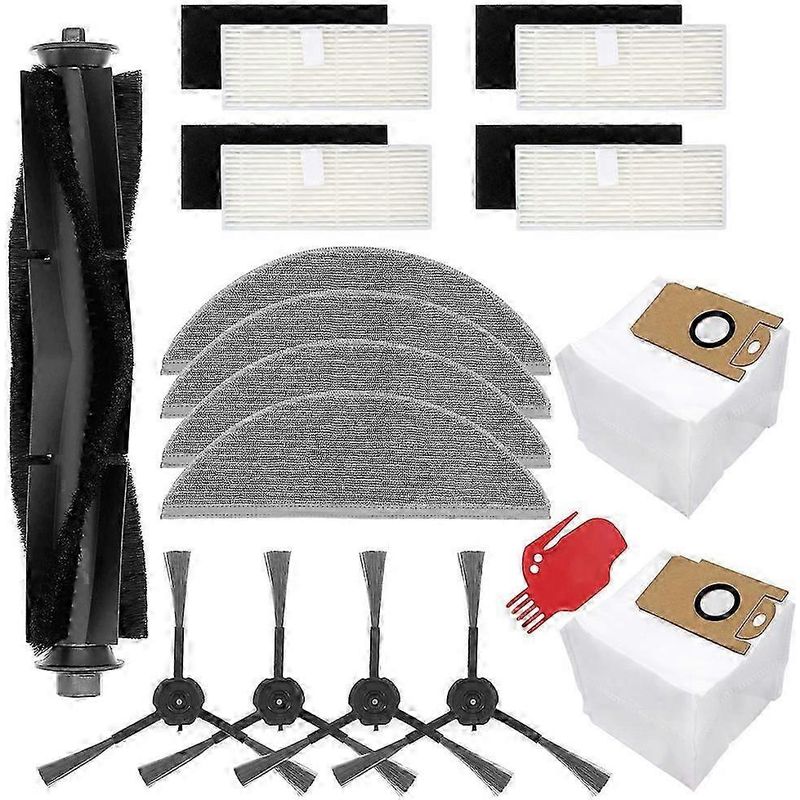 Ersatzzubehörsets Für Den Saugroboter R1 C: Hauptseitenbürste, Tuch, Staubbeutel Und Filter