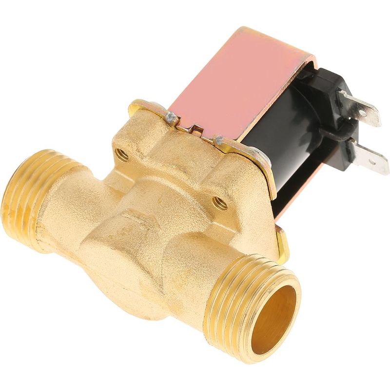 Elektrisches Magnetventil - 1/2" Dc 12v Messing, Normalerweise Geschlossen, Elektrisches Magnetventil Zur Wassersteuerung