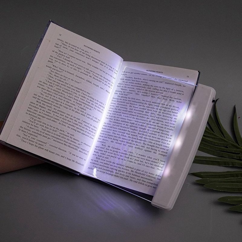 Kabelloses Lesezeichenlicht – Ultraleichtes Design – Natürliches Licht, Helligkeit Einstellbar