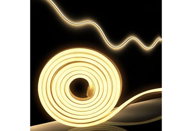 Led Licht Schlauch 10m warmweiß 900 led - Lichterschlauch Deko Beleuchtung Außen