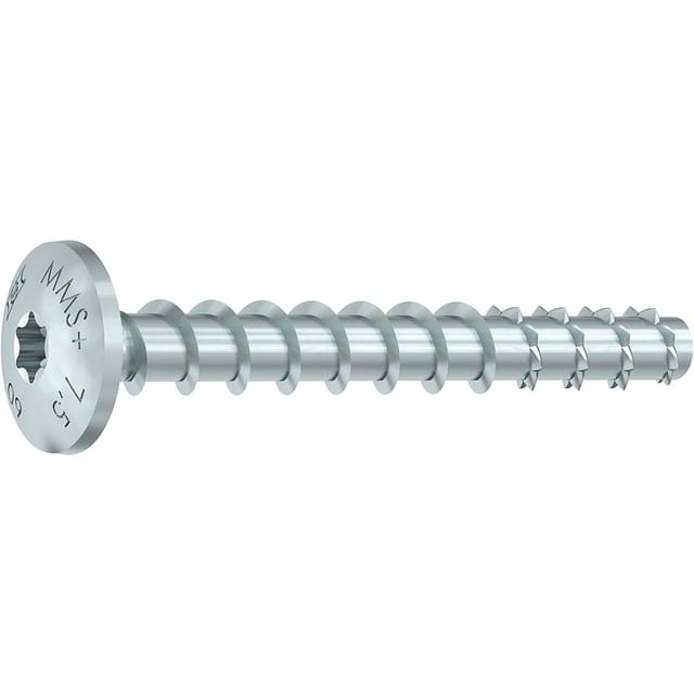 Heco Schrauben - heco-mms plus 7.5x 45 verzinkt Multi-Monti Montageschienenanker