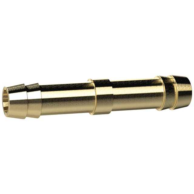 Doppelschlauchtülle, für Schlauch lw 25 mm, Messing, L=77mm - Riegler