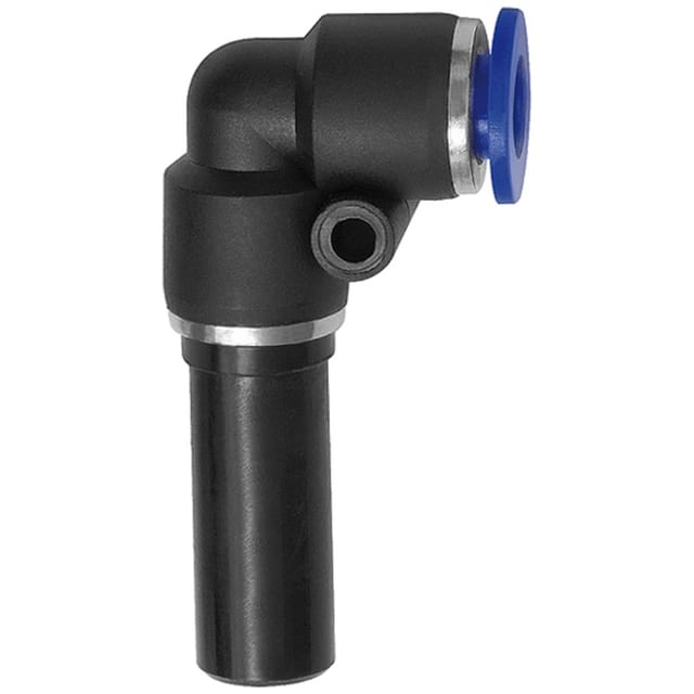 L-Steckverbindung, Stecknippel 12 mm »Blaue Serie«, Schlauch-Ø 10 - Riegler