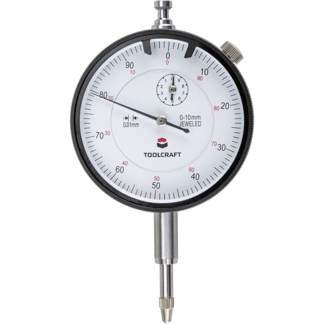 Toolcraft - TO-6443499 Messuhr (ø) 58 mm 10 mm Ablesung: 0.01 mm