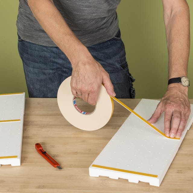 Saarpor - Decosa Montageklebeband, 25 lfm pro Rolle, doppelseitig - 1 Rolle
