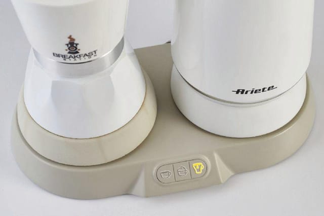 Espressokocher mit Milchaufschäumer Mokkakanne Kaffeemaschine Wasserkocher