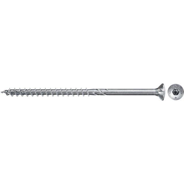 Fischer 50x Power-Fast II FPF II CTP 6 x 300 mm BC enkkopf mit Innenstern TX30 Teilgewinde galvanisch verzinkt blau passiviert - 670475