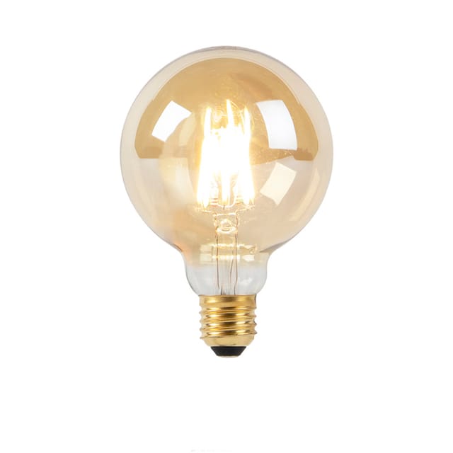 Luedd - E27 Dimm-zu-Warm-LED-Lampe G95 Gold 8W 806 lm 2000-2700K