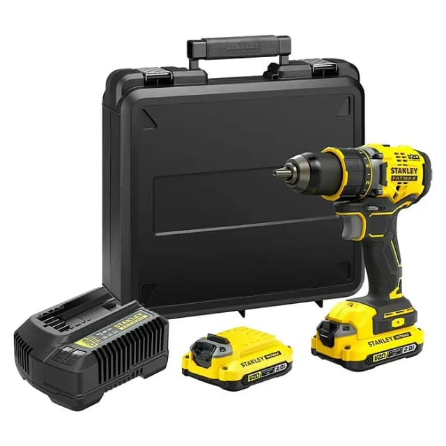Stanley - SFMCD720D2K] Perceuse-visseuse fatmax SFMCD720D2K 18V 2,0Ah Li-Ion en coffret