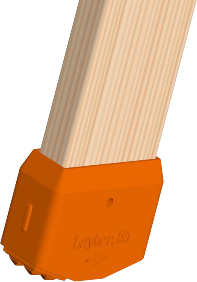 Layher Leiterschuhe für Holzleiter 70x25mm - Paar