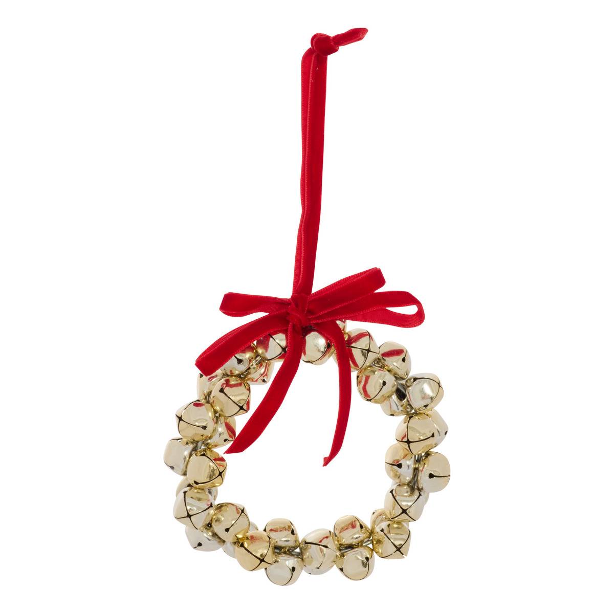 Sdn Metal Cour Glocken Gold 10cm - Feeric Lights & Christmas