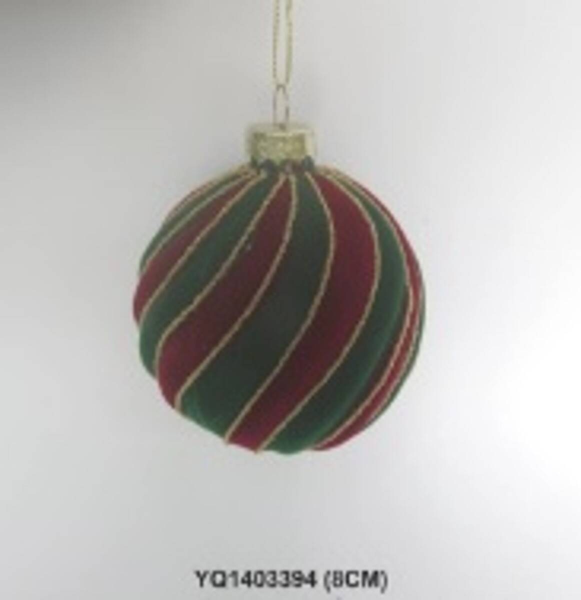 Bdn Glas 80mm Vel Raye Rg/vt - Feeric Lights & Christmas