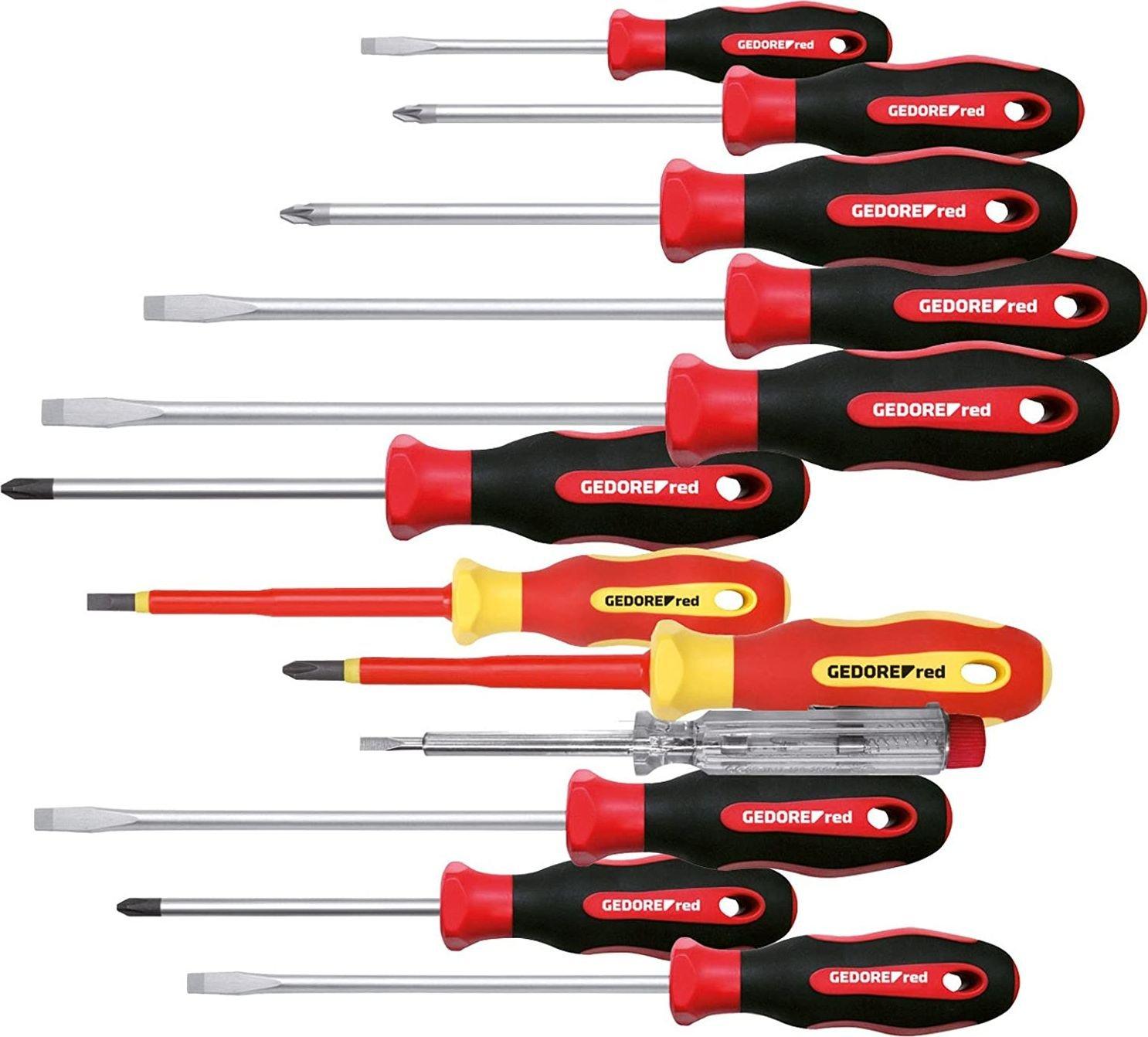 Gedore Red 2k Feinwerkzeug Set Rot Schwarz Stahl