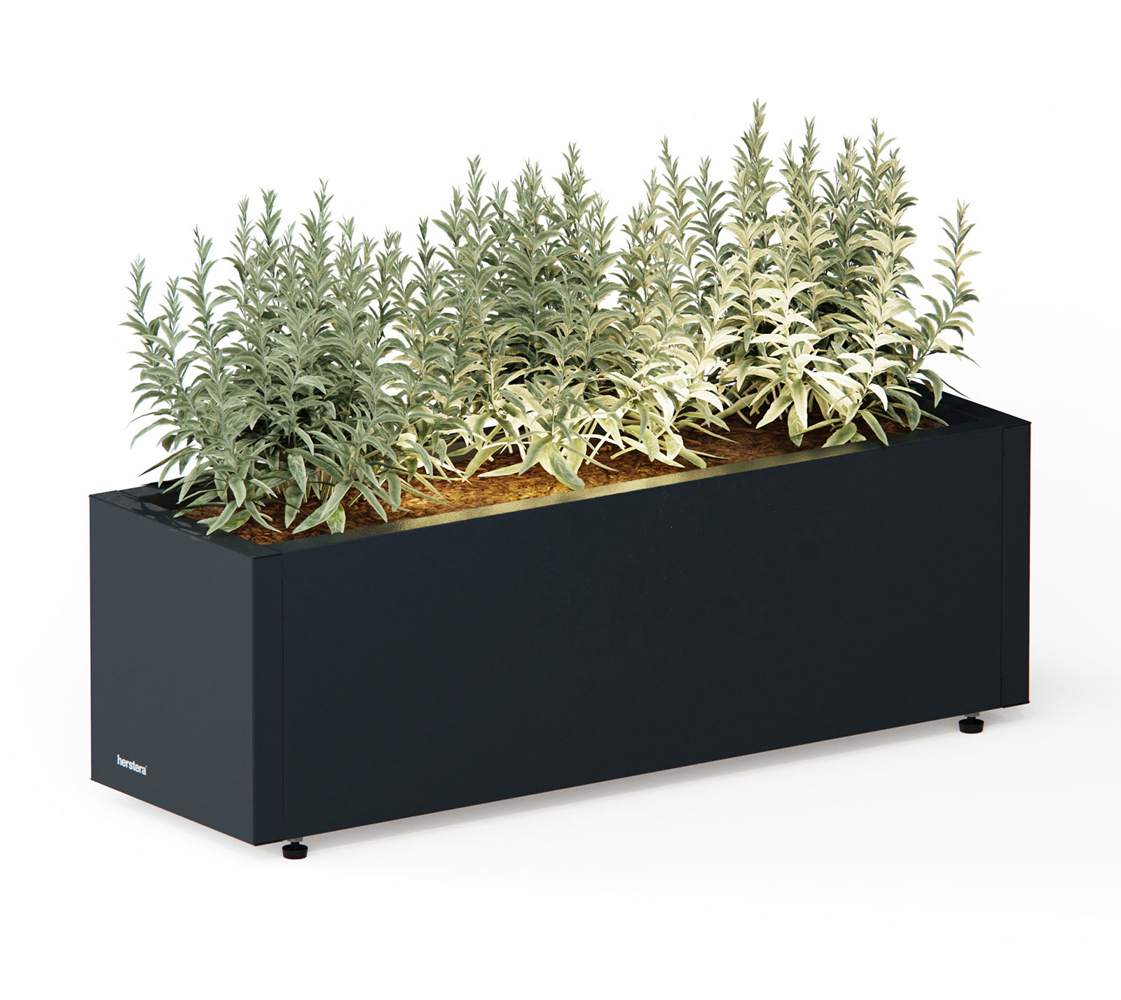 Herstera Garden Planter Balcony 80x25x25cm Set