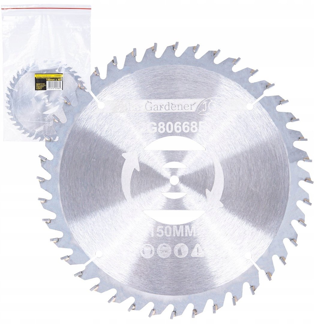 Schneidwerkzeug Geko G80668 Hartmetallklinge 150 Mm 40 Zähne