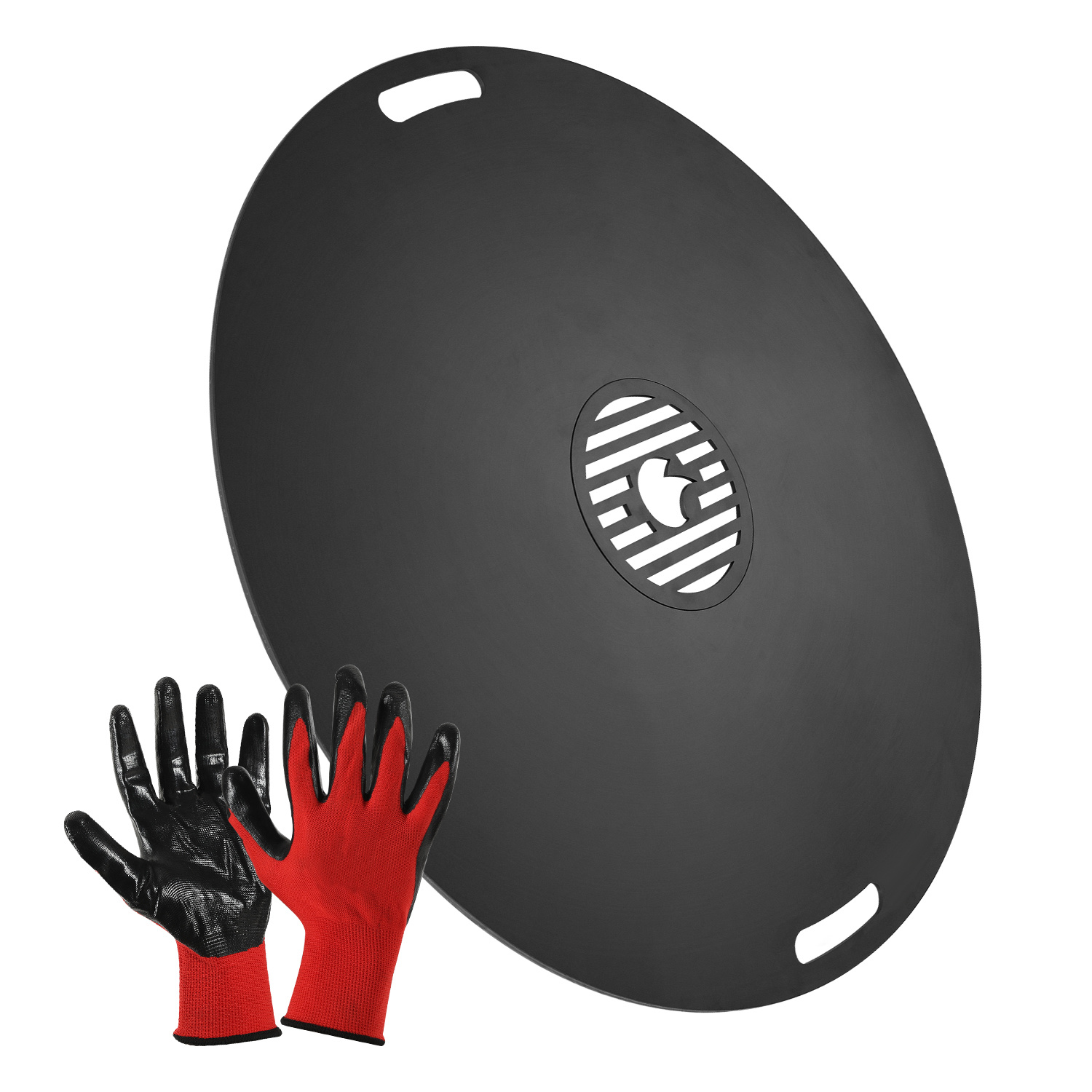 Jiubiaz Feuerplatte 80cm Massive 5mm Grillplatte Für Die Feuertonne Oder Feuerschale Für Gartenpartys