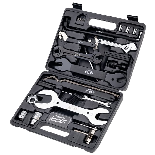 Toolbox 36 Fahrrad Werkzeugkoffer 36teilig - Point