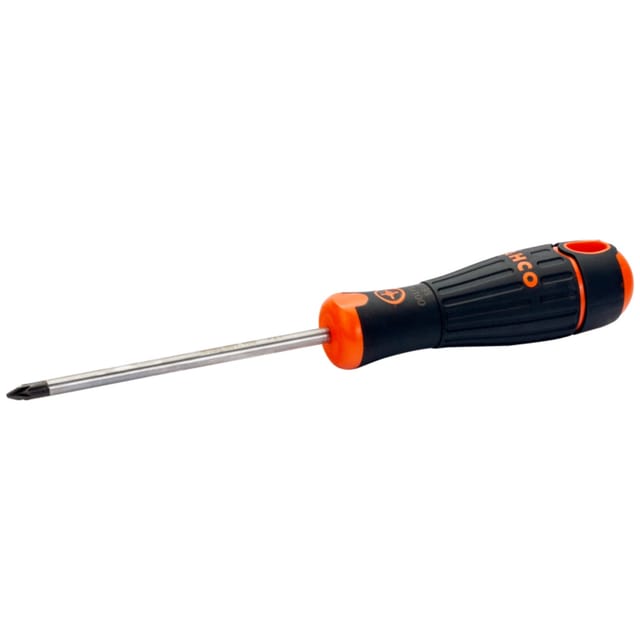 Fit Pozidriv-Schraubendreher mit 2-Komponenten-Griff, PZ2 x 125 mm - Bahco