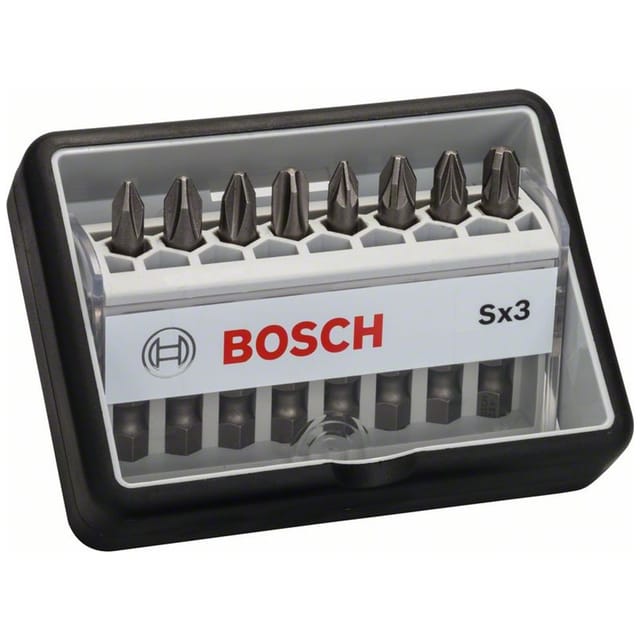 Schrauberbit-Set Robust Line Sx Extra-Hart 8-teilig 49 mm ph pz - Bosch