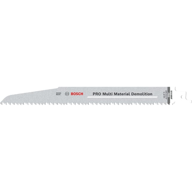 Pro Multi Material Demolition S1110VF Säbelsägeblatt, 1,6 x 22 x 225 mm, 25 Stück - Bosch