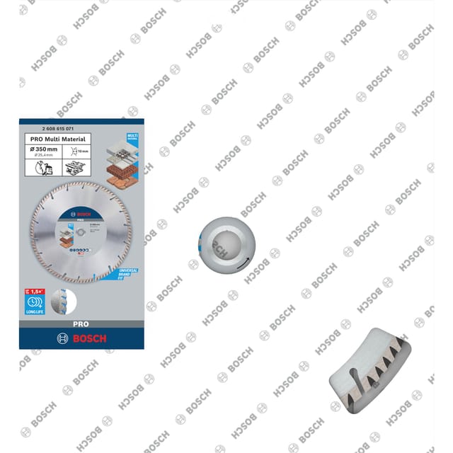 Bosch PRO Multi Material Diamanttrennscheibe, 350 x 25,4 mm