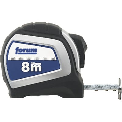 Taschenbandmaß Autolock 8mx25mm weiß - Forum