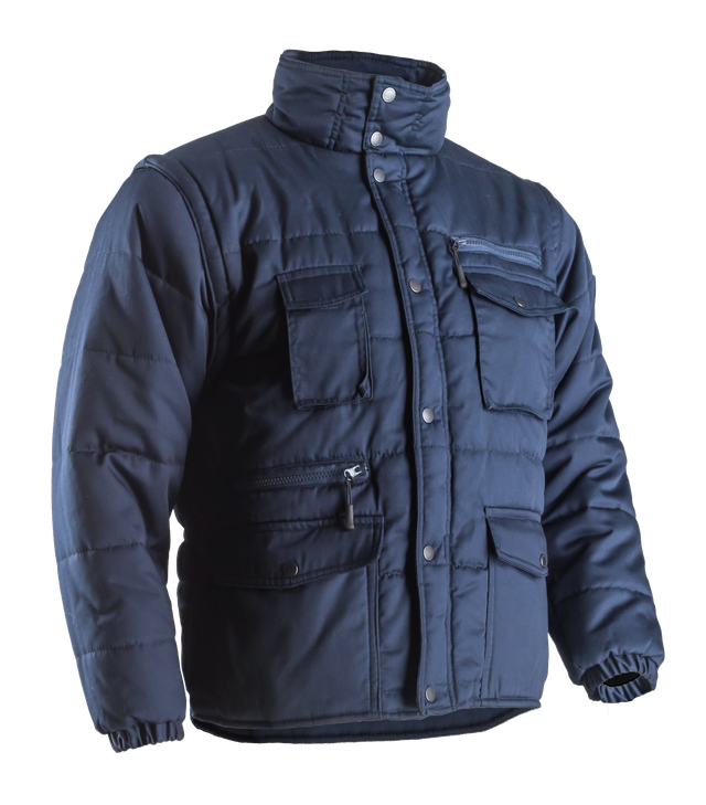 Warme Berufsarbeitsjacke POLENA SLEEVE 2-in-1 – Dunkelblau XL – 50/52