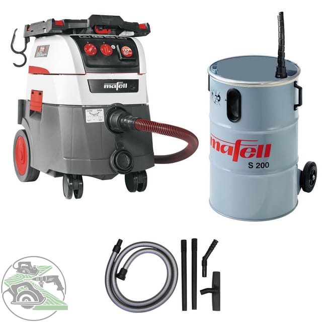 Absauggerät s 35 m + Behälter s 200 + Hand-Absaug-Set D35 1P0279 - Mafell