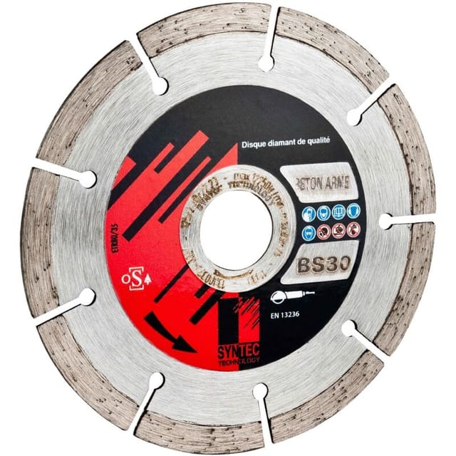 Syntec Technology - Diamantscheibe mit Segment ø 125 mm