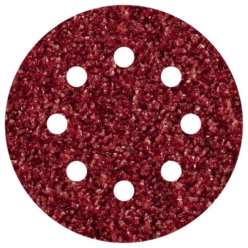Haftschleifscheibe K40 ø 115 mm Korund 5 Stück für Exzenterschleifer - Wolfcraft