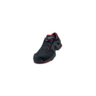 Uvex 1 x-tended Support Arbeitsschuhe - Sicherheitsschuhe S3 SRC ESD - BOA Verschluss - Rot-Schwarz: 47
