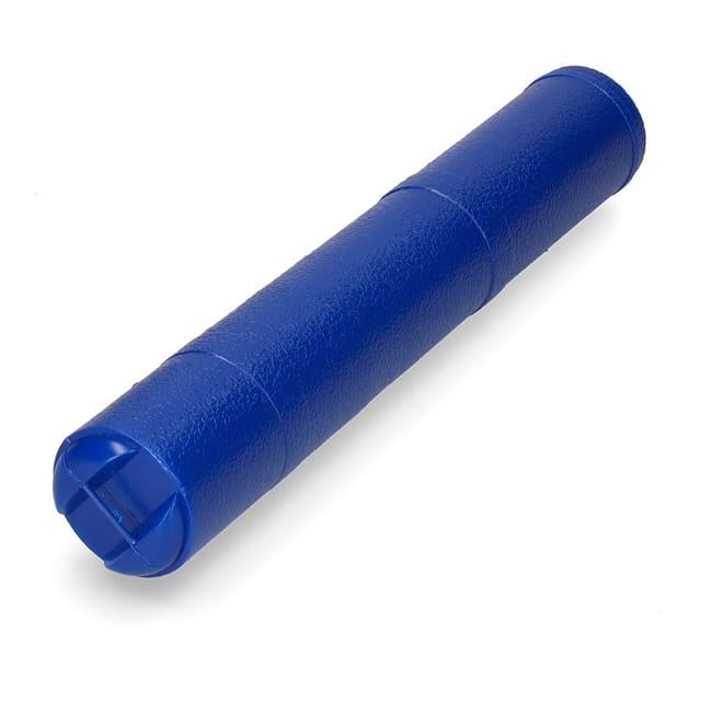 Planhalterrohr, ausziehbar von 40 bis 75 cm, Ø 65 mm, Farbe Blau
